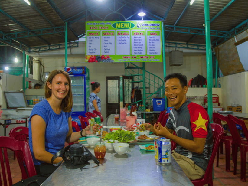 Hoi An: Private Evening Food Tour by Bike - The organic village herb moment that makes Cao Lau click