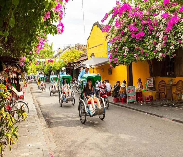 Hoi An Rickshaw Riding/Carpentry Class by Cruise & Foodie - Hoi An on foot: Central Market to Japanese Bridge without the wandering