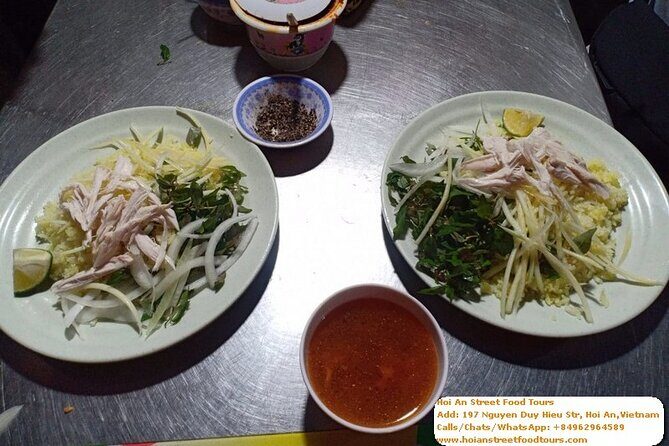 Hoi An Street Walking Food Tours - The tasting list: white rose, spring rolls, egg coffee, banh mi
