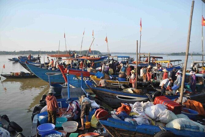 Hoi An Sunrise Fish Market Tour - Duy Hai harbor at sunrise: the real dock-side show