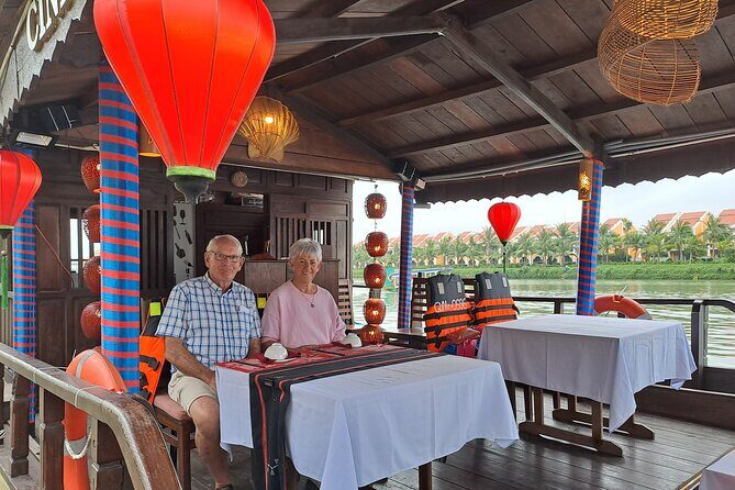 Hoi An Sunset Dining Cruise - Views from your table: getting both sunset and the night glow