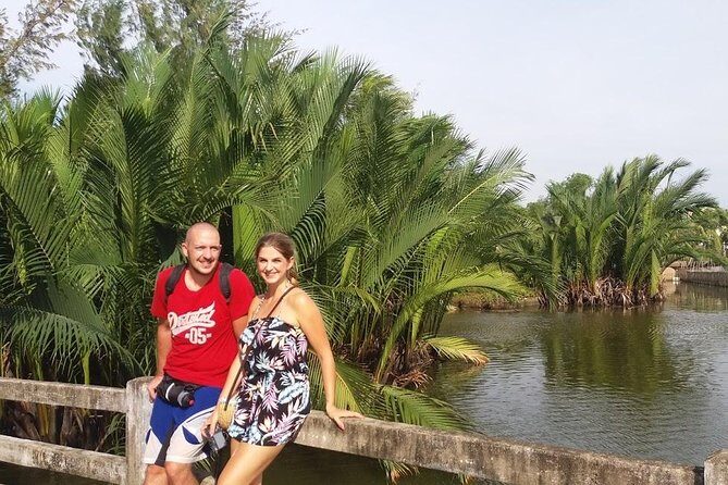 HOI AN Vegetable Village, Basket Boat, Palm Forest PRIVATE TOUR - Stop-by-stop: noodles, Tra Que farms, buffalo groves, and the basket boat in Cẩm Thanh