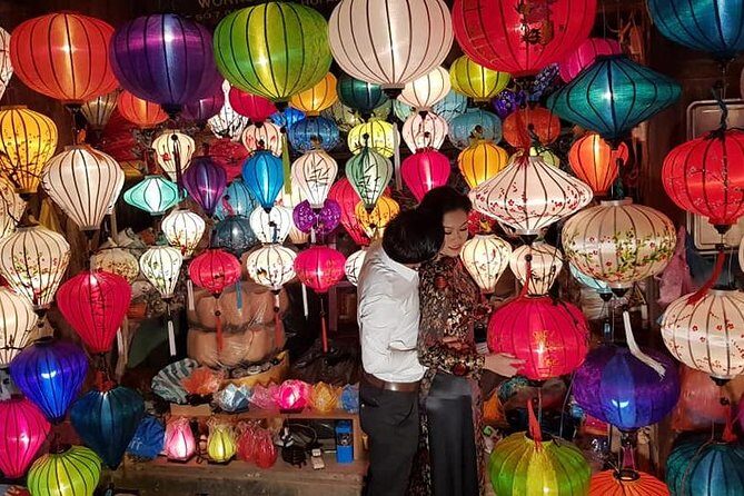 Hoi An Walking City Afternoon & Evening- Night Market- Boat ride - The 20-minute sampan ride on the Hoai River: a slower pace