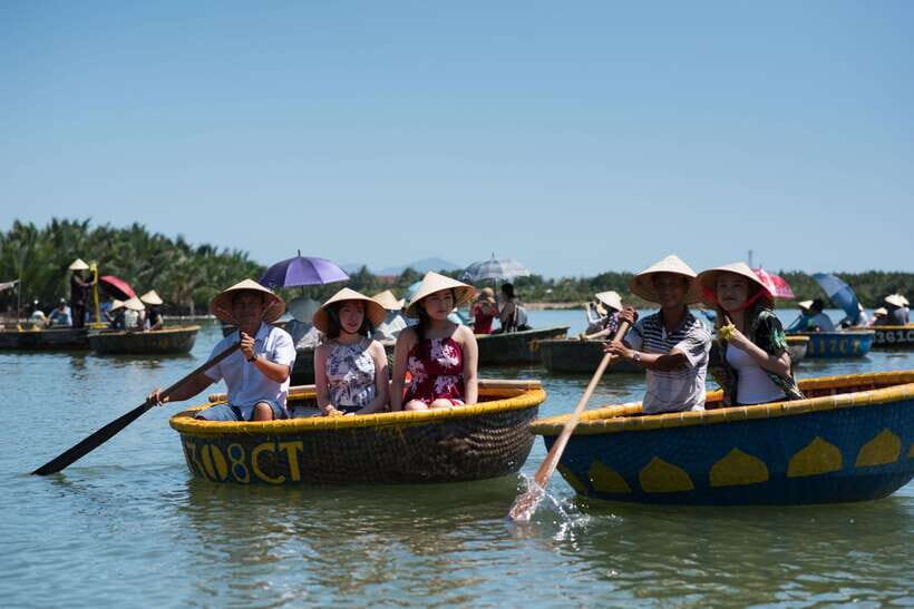 Hoian/Danang: Eco Cooking Class, Cruise Trip, Basket Boat - Market-to-water-to-cooking: why this tour works