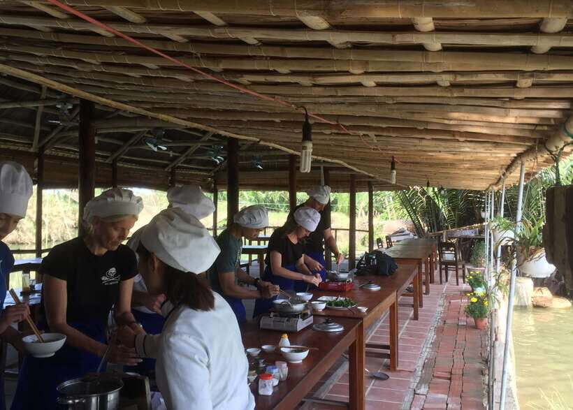 Hoian/Danang: Eco Cooking Class, Cruise Trip, Basket Boat - Cam Thanh coconut jungle: cruise, basket boats, and fishing-style fun