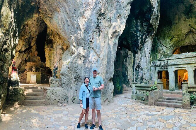 Marble Mountain-Monkey Mountain( Lady Buddha)- Private Tour - Marble Mountain cave climb: Tang Chon, Huyen Khong, Van Thong