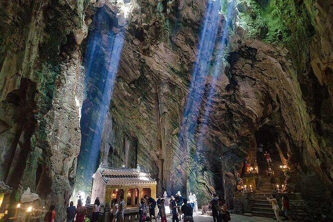 Marble mountain, Monkey Mountains with Cruise Trip on Han River - Han River Cruise at 8:00 pm: Da Nang’s Lights Work Better From the Water