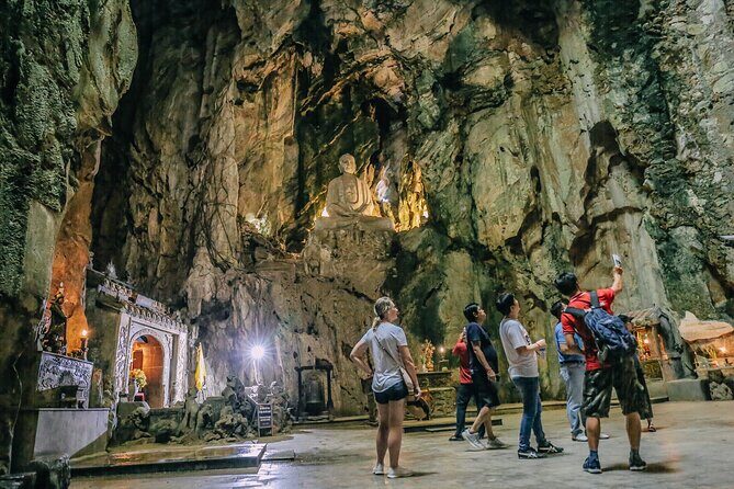 Marble Mountains-Am Phu Cave-Monkey Mountains from Hoi An/Da Nang - Weather reality check: rain can turn a cave day into a tricky day