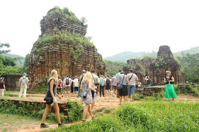 My Son Sunset Tour With Boat Trip - English guide and the small-group difference