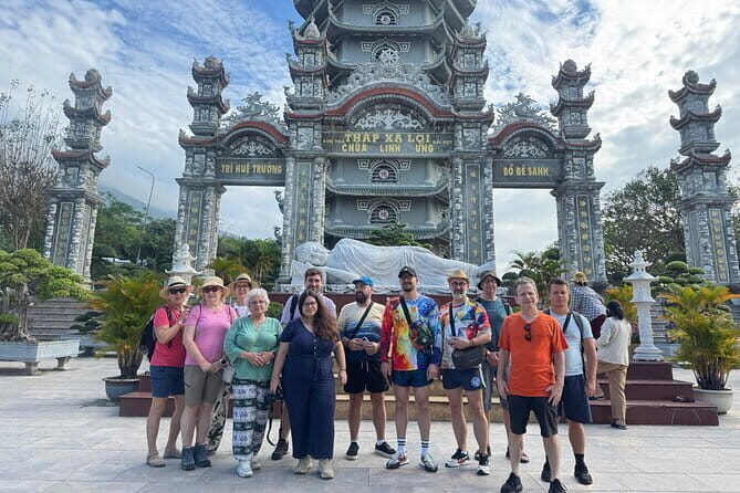 Mystic Marble Mountains & Hell Cave with Lady Buddha Stop - Linh Ung Pagoda on Monkey Mountain: the 67m Lady Buddha and ocean views