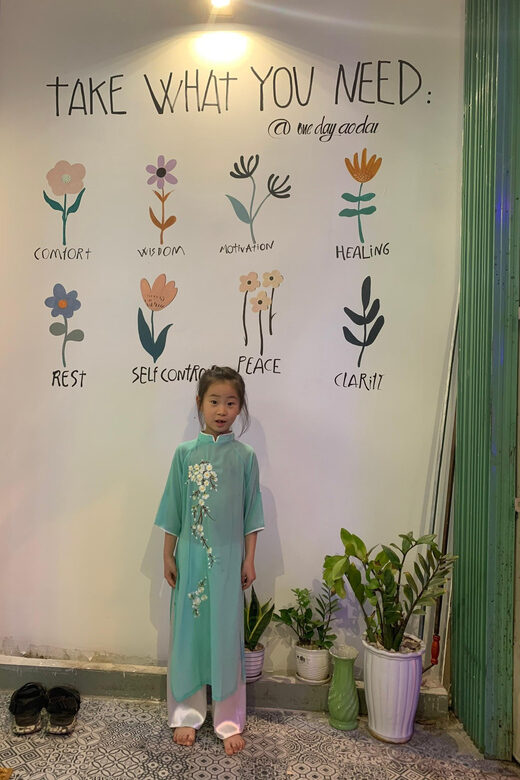 One Day Ao Dai Rental in Hoi An - Photo stops: yellow walls, alleys, and bougainvillea shade
