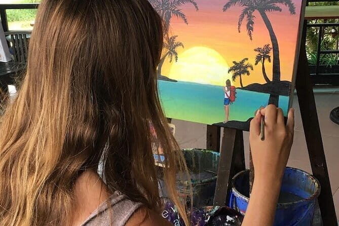 Phap Studio Gallery Art Classes Painting Workshop Hoi An - Your 2-hour painting plan: what happens from check-in to take-home art