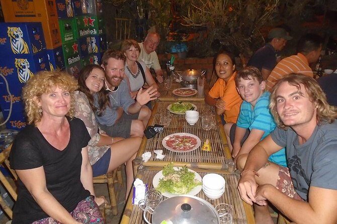 Private HoiAn Ancient Town Night Market Street food tour by Night - Ancient Town sights between food stops