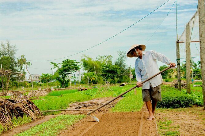 Tra Que Village Cycling And Farming - Rice paper making and farm work you can actually do